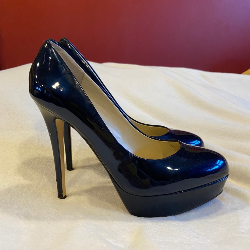 Aldo Shiny Leather Pump Heels; Sz. 8
